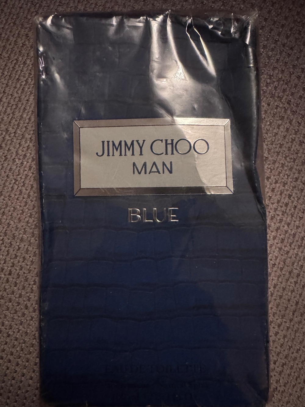 Jimmy Choo Man Blue Gradient Glass Bottle - Blue & Silver
